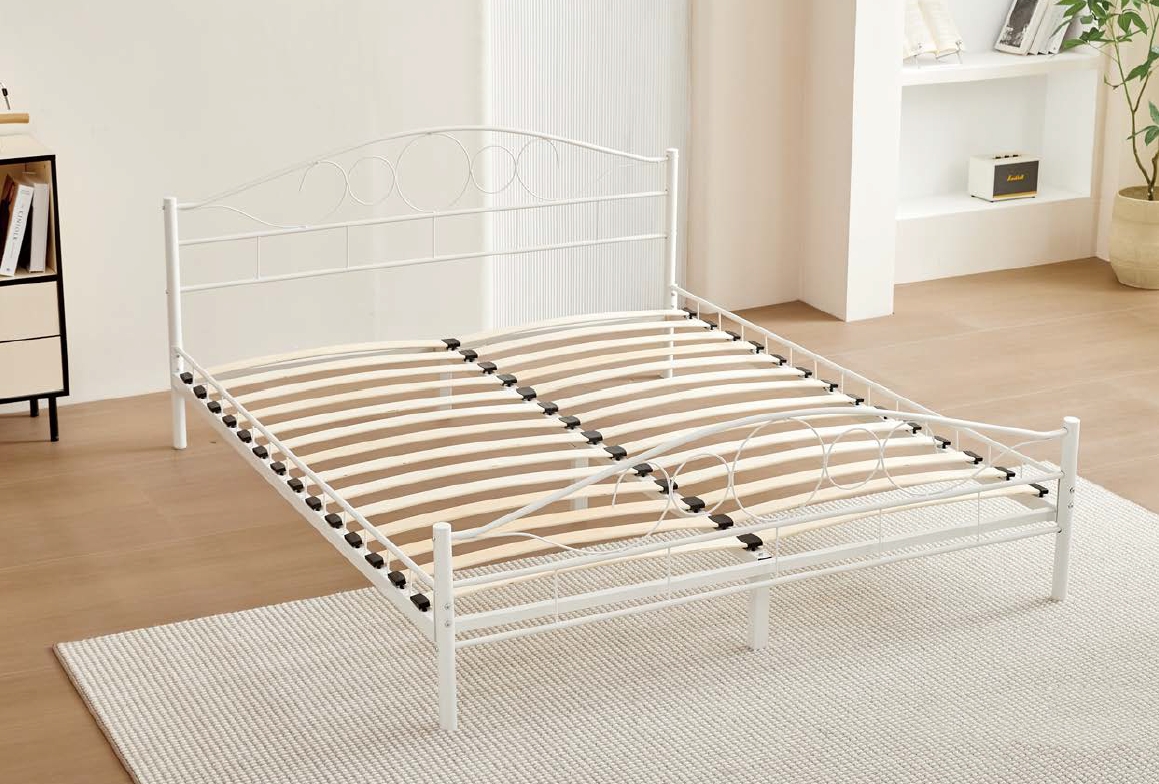 Metal Bed 140x200 With Frame, Double