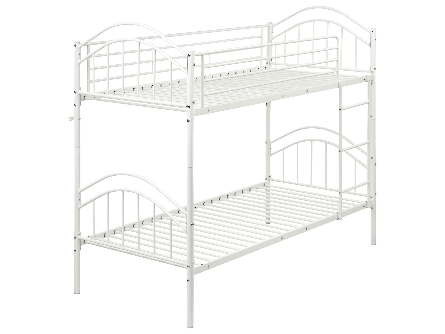 Bunk Bed Metal CHARTRES 90 x 200 cm (EU Single) White