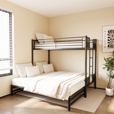 Black pull-out bunk bed