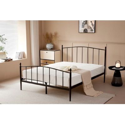 Metal Bed Frame Bedroom Dormitory Hotel School Home-Available King Double