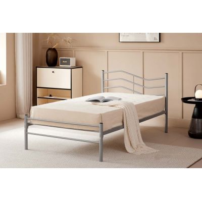 Metal Bed for Adults Worker Iron Bed Frame Single Beds for Sale
