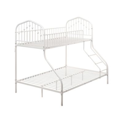 Bunk Bed Metal CHAMONIX 90/140 x 200 cm White